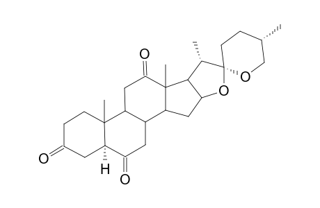 (5-ALPHA,25R)-SPIROSTAN-3,6,12-TRIONE