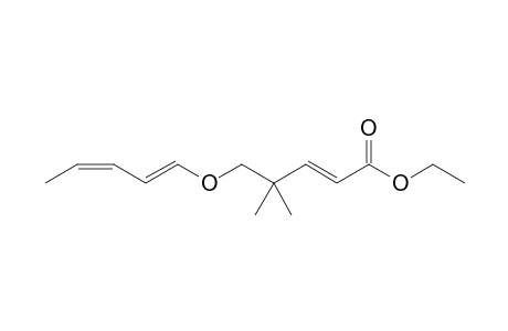 (E)-4,4-dimethyl-5-[(1E,3Z)-penta-1,3-dienoxy]-2-pentenoic acid ethyl ester