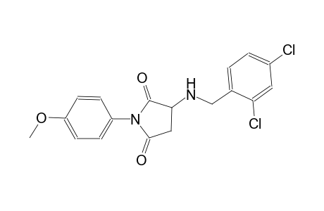 3-[(2,4-dichlorobenzyl)amino]-1-(4-methoxyphenyl)-2,5-pyrrolidinedione