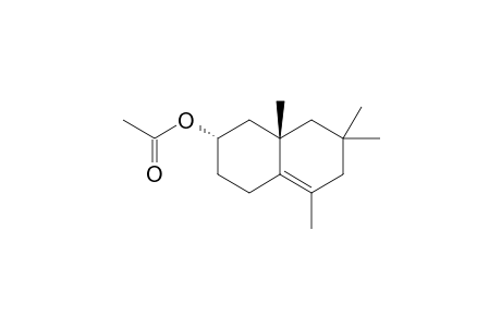 (2RS,8ARS)-1,2,3,4,6,7,8,8A-OCTAHYDRO-5,7,7,8A-TETRAMETHYLNAPHTHALENE-2-YL-ACETATE