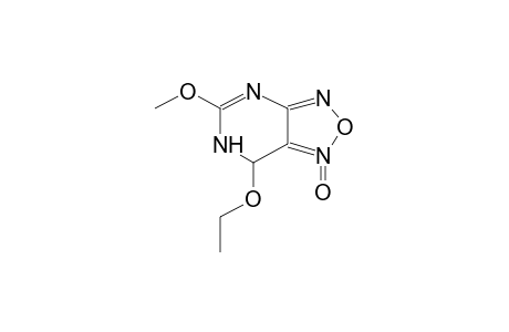 5-METHOXY-7-ETHOXYFUROXANO[3,4-D]-6,7-DIHYDROPYRIMIDINE