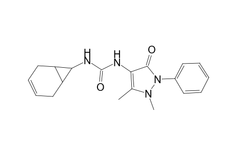 1-(7-bicyclo[4.1.0]hept-3-enyl)-3-(1,5-dimethyl-3-oxidanylidene-2-phenyl-pyrazol-4-yl)urea