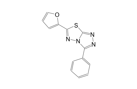 6-(2-furyl)-3-phenyl[1,2,4]triazolo[3,4-b][1,3,4]thiadiazole