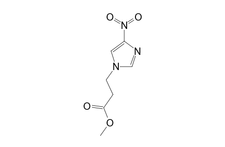 Methyl 3-(4-nitro-1H-imidazol-1-yl)propanoate