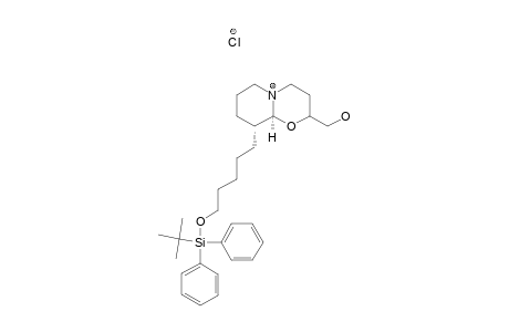 (2S,9R,10S)-9-(5-(TERT.-BUTYLDIPHENYLSILYLOXY)-PENTYL)-2-(HYDROXYMETHYL)-1-OXAQUINOLIZIDINE;HYDROCHLORIDE-SALT