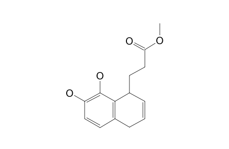 8-METHOXYCARBONYLETHYL-1,2-DIHYDROXY-5,8-DIHYDRONAPHTHALENE