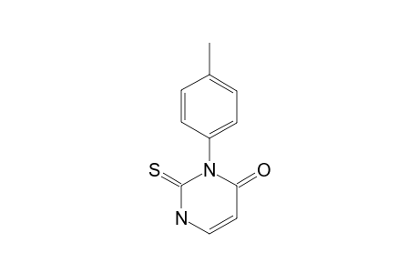 3-(Para-methylphenyl)-2,3-dihydro-2-thioxopyrimidin-4(1H)-one