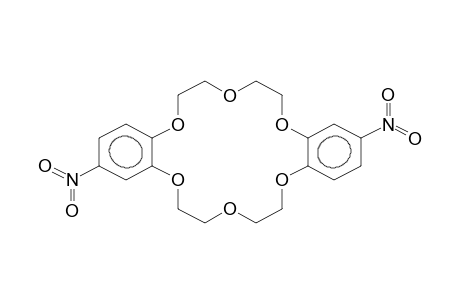 Dibenzo[b,k][1,4,7,10,13,16]hexaoxacyclooctadecin, 6,7,9,10,17,18,20,21-octahydro-2,13-dinitro-