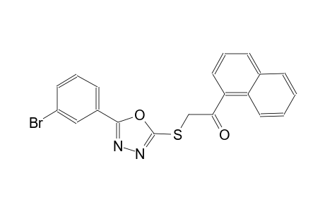 2-[5-(3-Bromo-phenyl)-[1,3,4]oxadiazol-2-ylsulfanyl]-1-naphthalen-1-yl-ethanone