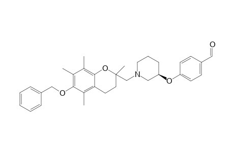 4-[N-[(2R/S)-6-Benzyloxy-2,5,7,8-tetramethylchroman-2-ylmethyl]-(3R)-piperidinoxy]benzaldehyde