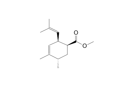 (1BETA,2BETA,5ALPHA)-METHYL-2-(2-METHYL-1-PROPENYL)-4,5-DIMETHYL-3-CYCLOHEXEN-1-CARBOXYLATE