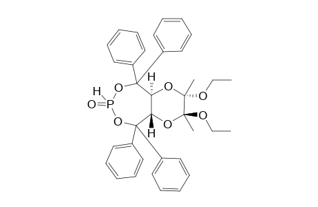 (1-R,7-R,9-R,10-R)-9,10-DIETHOXY-9,10-DIMETHYL-4-HYDRIDO-4-OXO-2,2,6,6-TETRAPHENYL-3,5,8,10-TETRAOXA-4-PHOSPHABICYCLO-[5.4.0]-UNDECANE