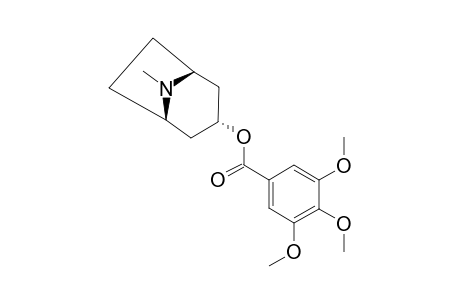 3-ALPHA-(3',4',5'-TRIMETHOXYBENZOYLOXY)-TROPANE