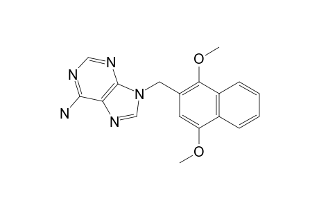 9-[(1,4-DIMETHOXY-NAPHTHALEN-2-YL)-METHYL]-9H-PURIN-6-AMINE