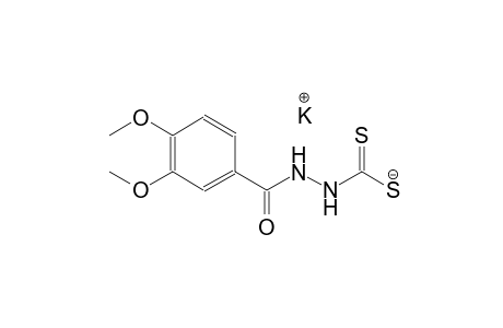 potassium 2-(3,4-dimethoxybenzoyl)hydrazinecarbodithioate