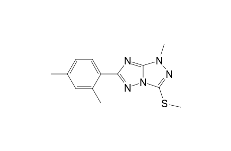 1-Methyl-3-methylthio-6-(2,4-dimethylphenyl)-1H-s-triazolo[4,3-b]-s-triazole