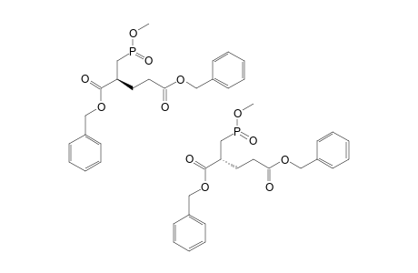 2-[(METHOXYPHOSPHINYL)-METHYL]-PENTANE-1,5-DIOIC-ACID-DIBENZYLESTER;MIXTURE