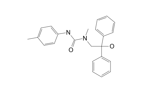 N'-(4-METHYLPHENYL)-N-[(2,2-DIPHENYL-2-HYDROXY)-ETHYL]-N-METHYLUREA