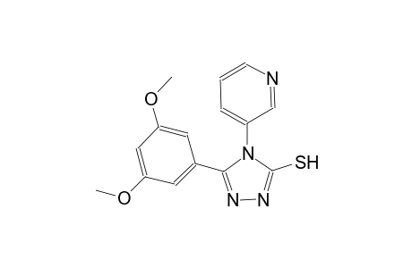 4H-1,2,4-triazole-3-thiol, 5-(3,5-dimethoxyphenyl)-4-(3-pyridinyl)-