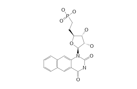 [2-[(2R,3S,4R,5R)-5-(2,4-DIOXO-3,4-DIHYDROBENZO-[G]-QUINAZOLIN-1(2H)-YL)-3,4-DIHYDROXY-TETRAHYDROFURAN-2-YL]-ETHYL]-PHOSPHONIC-ACID