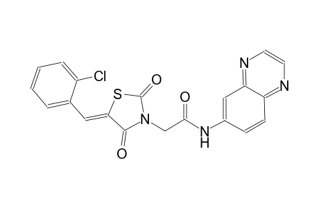 3-thiazolidineacetamide, 5-[(2-chlorophenyl)methylene]-2,4-dioxo-N-(6-quinoxalinyl)-, (5Z)-