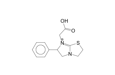 2-(6-phenyl-2,3,5,6-tetrahydroimidazo[2,1-b]thiazol-4-ium-7-yl)acetic acid