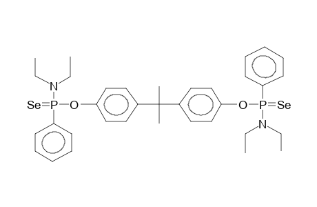 2,2-BIS[4-(N,N-DIETHYLAMINOPHENYLSELENOPHOSPHORYLOXY)PHENYL]PROPANE