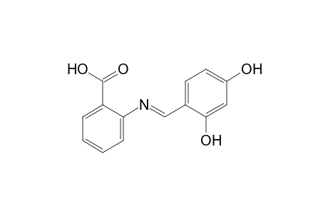 o-[(2,4-dihydroxybenzylidene)amino]benzoic acid