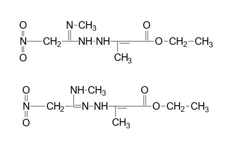 N-METHYL-2-NITROACETIMIDIC ACID, 2-(2-CARBOXY-1-METHYLVINYL)HYDRAZIDE, ETHYL ESTER