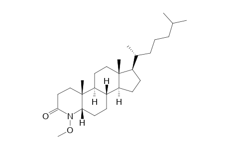 N-METHOXY-4-AZA-5-BETA-CHOLESTAN-3-ONE