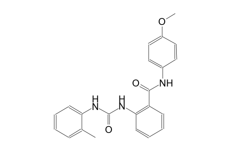 N-(4-methoxyphenyl)-2-[(2-toluidinocarbonyl)amino]benzamide