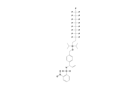 (S)-N-[1-[4-[[(3,3,4,4,5,5,6,6,7,7,8,8,9,9,10,10,10-HEPTADECAFLUORODECYL)-DIISOPROPYLSILYLOXY]-METHYL]-PHENYL]-ALLYL]-2-NITROBENZENE-SULFONAMIDE