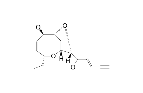 (3E,6R*,7S*,9S*,10S*,11Z,13S*)-6:9,7:13-DIEPOXY-5,10-DIHYDROXYPENTADEC-3,11-DIEN-1-YNE,(3E)-5-HYDROXY-DEHYDRO-BROMOLAUREFUCIN