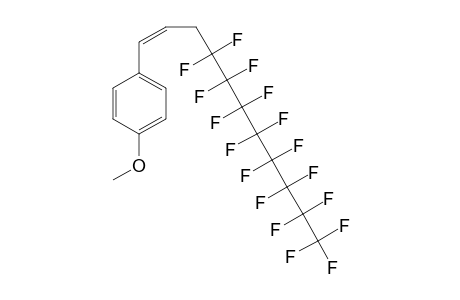 1-[(1-Z)-4,4,5,5,6,6,7,7,8,8,9,9,10,10,11,11,11-HEPTADECAFLUOROUNDEC-1-EN-1-YL]-4-METHOXYBENZENE