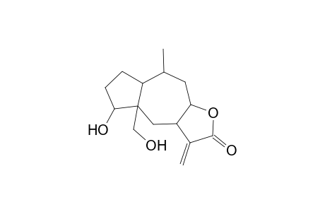 8-Hydroxy-5-methyl-1-methylene-8a-methylol-4,5,5a,6,7,8,9,9a-octahydro-3aH-azuleno[6,5-b]furan-2-one