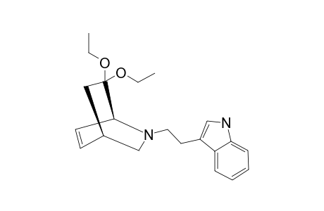 2-TRYPTOPHYL-7,7-DIETHOXYISOQUINUCLIDENE