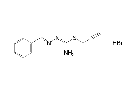 1-benzylidene-3-(2-propynyl)-3-thioisosemicarbazide, monohydrobromide