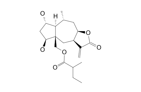 1-A-H,10-B-H-PSEUDOGUAI-11(13)-EN-12,8-B-OLIDE,2-A,4-B-DIHYDROXY-15-(2'-METHYLBUTANOYLOXY)