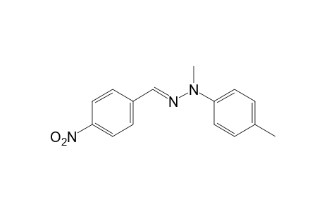 p-nitrobenzaldehyde, methyl p-tolyl hydrazone