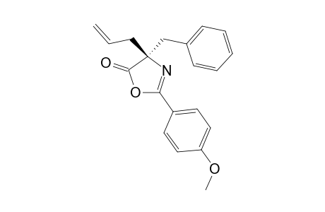 (S)-4-Allyl-4-benzyl-2-(4-methoxyphenyl)oxazol-5(4H)-one