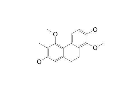 STEMANTHRENE-A;2,7-DIHYDROXY-1,5-DIMETHOXY-6-METHYL-9,10-DIHYDROPHENANTHRENE