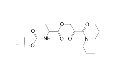 N-BOC-Alanine 3-(Dipropylamino)-2,3-dioxopropyl ester