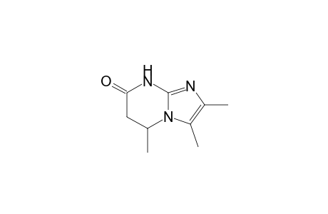 5,6-dihydro-2,3,5-trimethylimidazo[1,2-a]pyrimidin-7(8H)-one