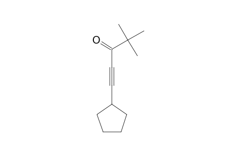 1-CYCLOPENTYL-4,4-DIMETHYL-1-PENTYN-3-ONE