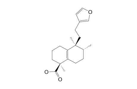 5-[2-(FURAN-3-YL)-ETHYL]-1,5,6-TRIMETHYL-1,2,3,4,5,6,7,8-OCTAHYDRONAPHTHALENE-1-CARBOXYLIC_ACID