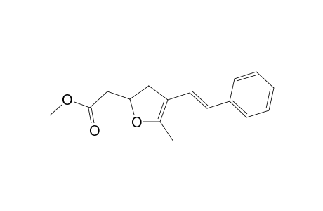 Methyl 5-Methyl-4-(2-phenyl-1-ethenyl)-2,3-dihydrofuran-2-acetate