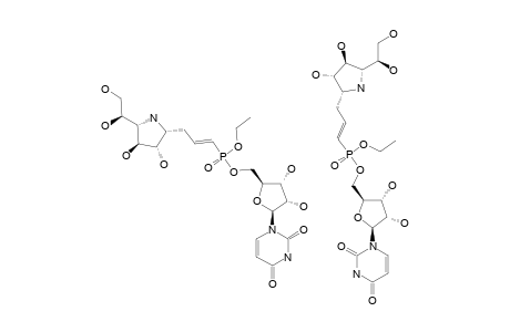 1-(R)-1,4-DIDEOXY-1-C-[1-[(ETHYL)-(URIDIN-5-YL)-PHOSPHONO]-PROPEN-3-YL]-1,4-IMINO-D-GALACTITOL