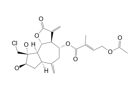 3-BETA,4-ALPHA-DIHYDROXY-4-BETA-(CHLOROMETHYL)-8-ALPHA-(4-ACETOXYTIGLATE)-1-ALPHA-H,5-ALPHA-H,6-BETA-H,7-ALPHA-H-GUAI-10(14),11(13)-DIEN-6,12-OLIDE