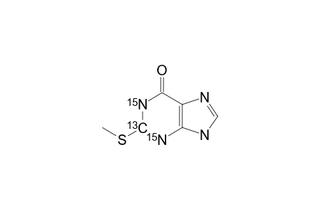 [2-(13)C-1,3-(15)N2]-2-(METHYLTHIO)-HYPOXANTHINE