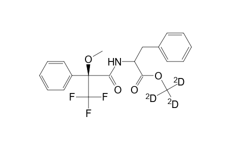 N-((S)-.alpha.-methoxy-.alpha.-(trifluoromethyl)phenylacetyl)-3-phenyl-2-aminopropanoic acid,trideuteromethyl ester